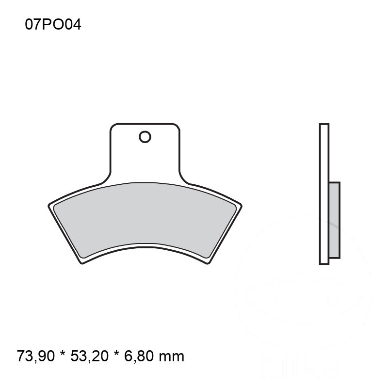 Plaquettes de Frein Moto Sinter SD Brembo - 07PO04SD