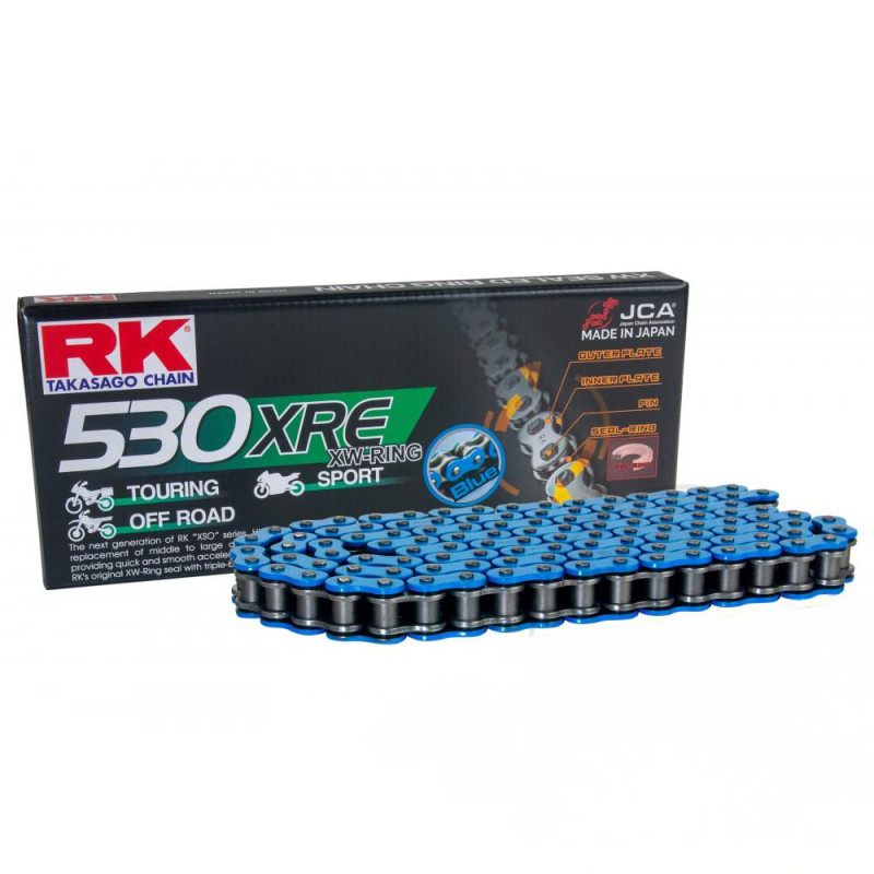 Chaîne RK 530 XRE 110 Maillons BLEU a Sertir