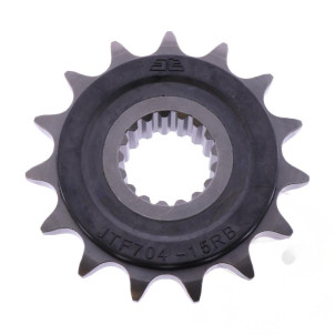 Pignon moto 15 dents JT Sprockets PAS avec caoutchouc