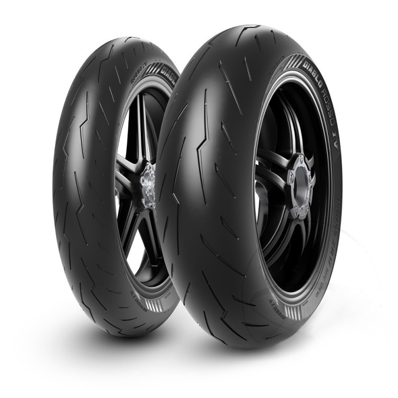 Pneu Moto Pirelli Diablo Rosso 4 120/60 ZR17 (55W) TL Avant