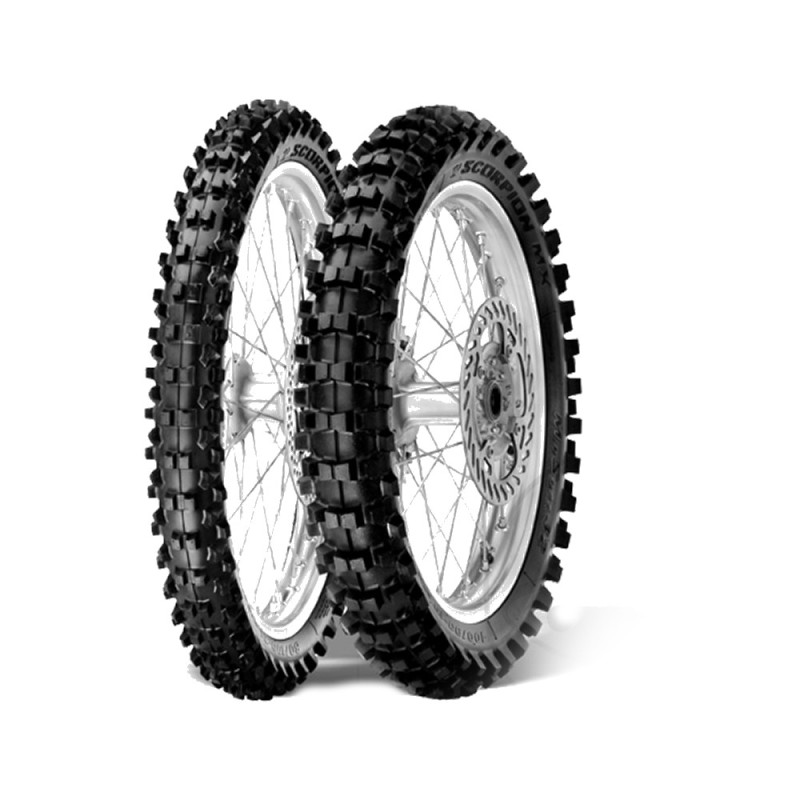 Pneu Moto Pirelli Scorpion MX32 MID 90/100-21 57M TT M+S Avant