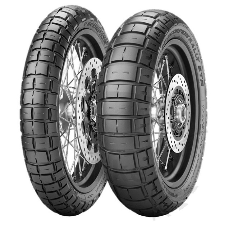 Pneu Moto Pirelli Scorpion Rally STR 160/60-15 67H TL M+S Arrière