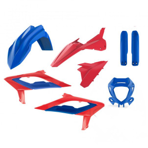 Kit Plastique Complet Bleu / Rouge Polisport Beta RR 125 LC 2T Racing