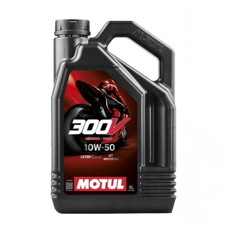 Huile moto Motul 10W50  300V Factory Line Road Racing 4L