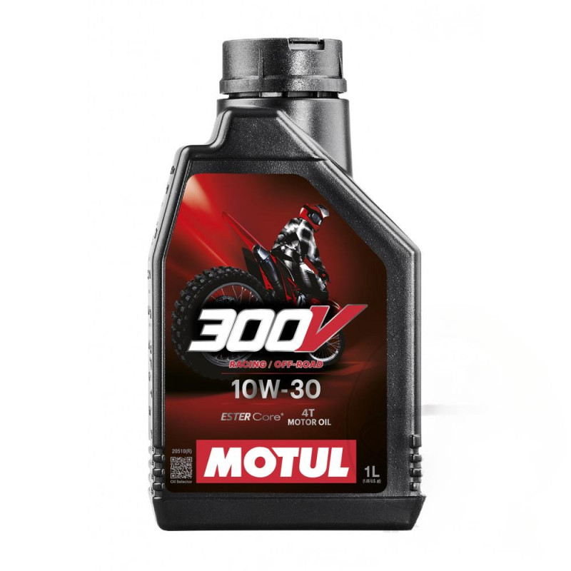 Huile moto Motul 10W30  300V Factory Line Off Raod 1L