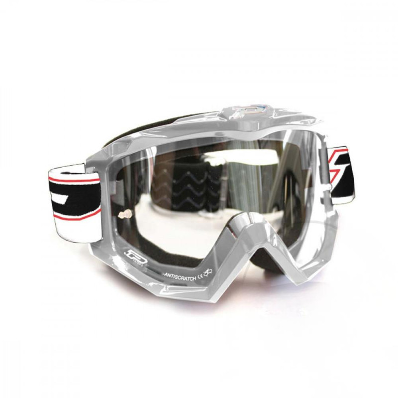 Lunettes MotoCross Progrip Race 3201 Argent