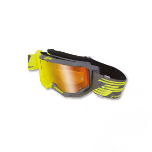 Masque Motocross Progrip 3300 Jaune / Gris