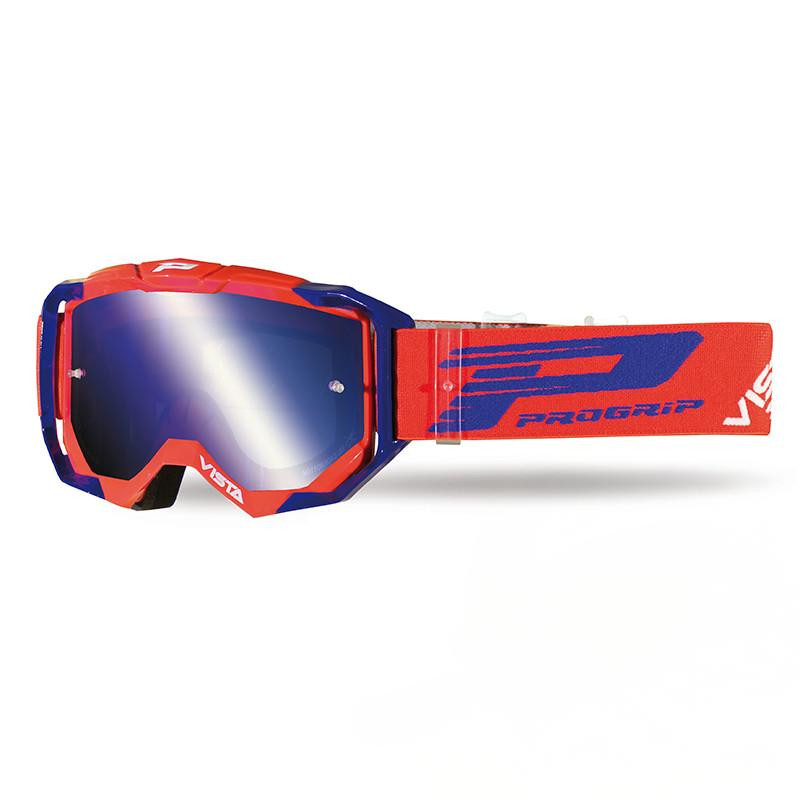 Masque Motocross Progrip 3303 Rouge / Bleu