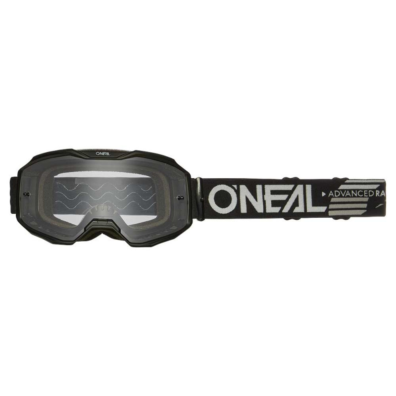 Masque ONeal B-10 SOLID Noir - Transparent