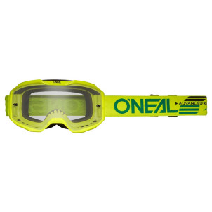 Masque ONeal B-10 SOLID Jaune Fluo - Transparent