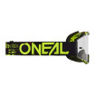 Masque ONeal B-10 ATTACK Noir/Jaune Fluo - Transparent