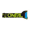 Masque ONeal Enfant B-10 ATTACK Noir/Jaune Fluo - Bleu Radium