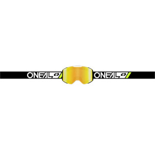 Masque ONeal B-55 CRAM Noir/Blanc - radium gold