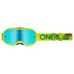 Masque ONeal B-10 SOLID Jaune Fluo - Bleu Radium