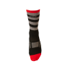 Chaussettes MTB Performance Sock STRIPE Noir/ Gris / Rouge (39-42)