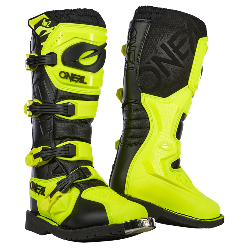 Bottes Moto Cross RIDER PRO 2 Jaune Fluo Oneal