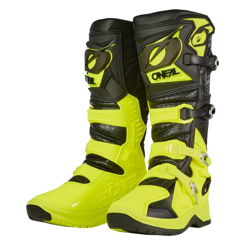 Bottes Moto Cross RMX PRO ONeal Noir / Jaune Fluo