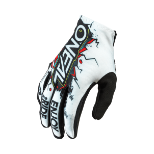 Gants Moto Cross MATRIX  VILLAIN Oneal Blanc