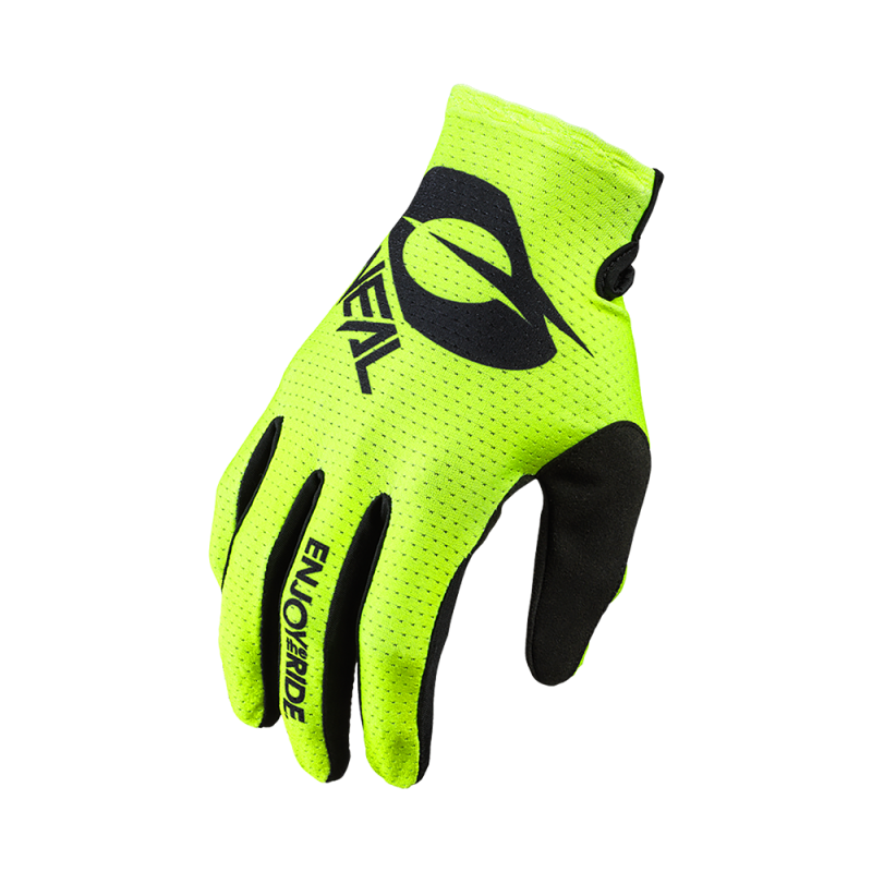 Gants Moto Cross MATRIX STACKED Oneal Jaune Fluo