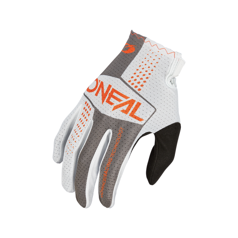 Gants moto Cross MATRIX SPLIT Gris / Orange