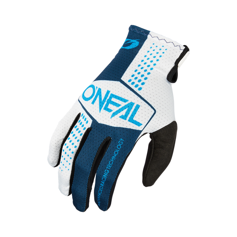 Gants moto Cross MATRIX SPLIT Bleu / Blanc