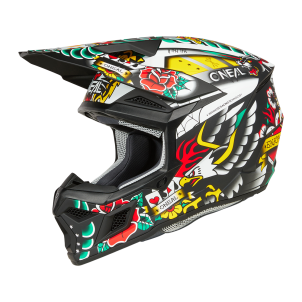 Casque moto Cross Enfant 3SRS INKED Oneal multi