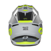 Casque Moto Cross 1SRS STREAM Noir / Jaune Fluo