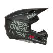 Casque moto Cross 3SRS STATIC Oneal Noir / Gris