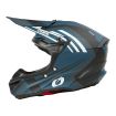 Casque moto Cross 5SRS Polyacrylite SPIKE Oneal Bleu / Blanc