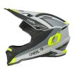 Casque Moto Cross 1SRS STREAM Noir / Jaune Fluo