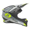 Casque Moto Cross 1SRS STREAM Noir / Jaune Fluo