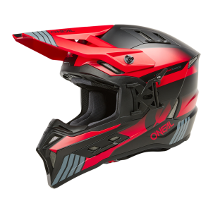 Casque Moto Cross EX-SRS HITCH Oneal Noir / Gris / rouge