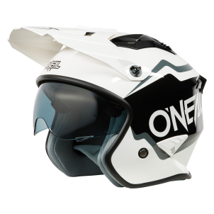 Casque Jet moto VOLT SOLID Oneal Noir / Blanc