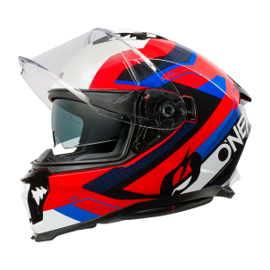 Casque Moto Intégral CHALLENGER EXO Oneal Noir / Blanc / Rouge / Bleu