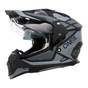 Casque Moto Trail SIERRA R Oneal Noir / Gris