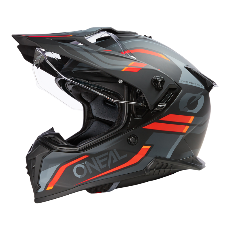 Casque Moto Trail A-SRS SPIKE Oneal Noir / Gris / Rouge