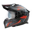 Casque Moto Trail A-SRS SPIKE Oneal Noir / Gris / Rouge