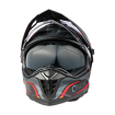 Casque Moto Trail A-SRS SPIKE Oneal Noir / Gris / Rouge