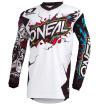 Maillot Moto Cross ELEMENT  VILLAIN Oneal Blanc