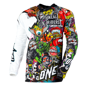 Maillot Moto Cross MAYHEM CRANK Oneal Noir / Multi