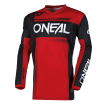 Maillot moto Cross ELEMENT RACEWEAR Oneal Noir / Rouge