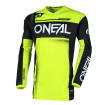 Maillot Moto Cross ELEMENT RACEWEAR Oneal Noir / Jaune Fluo