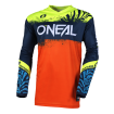 Maillot Moto Cross Enfant ELEMENT SHOCKER ONeal Bleu / Orange