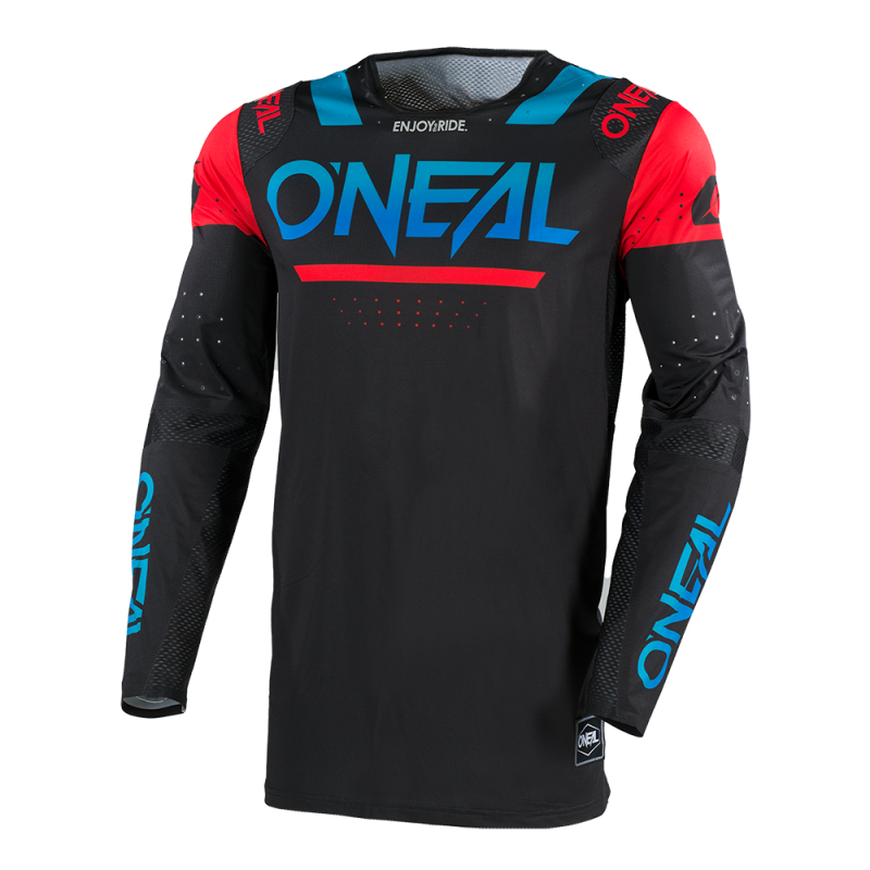 Maillot moto Cross PRODIGY FIVE FOUR ONeal Noir / Bleu