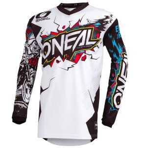 Maillot moto Cross Enfant ELEMENT VILLAIN Blanc