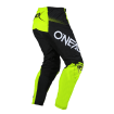 Pantalon Moto Cross ELEMENT RACEWEAR Oneal Noir / Jaune Fluo