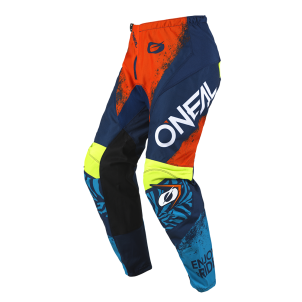 Pantalon Moto Cross Enfant ELEMENT SHOCKER Bleu / Orange