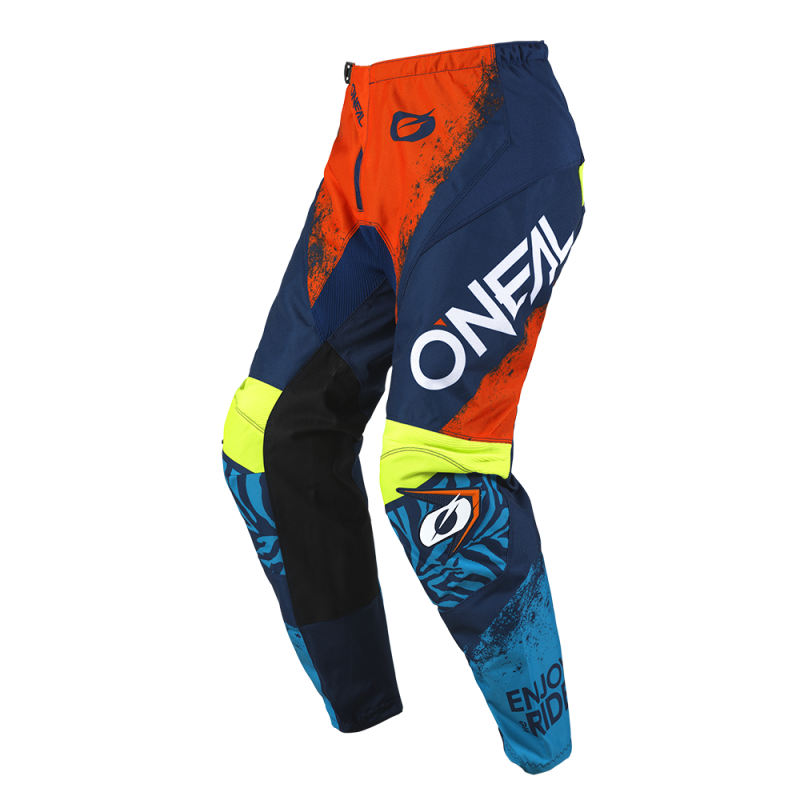 Pantalon Moto Cross Enfant ELEMENT SHOCKER Bleu / Orange