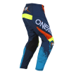 Pantalon Moto Cross Enfant ELEMENT SHOCKER Bleu / Orange