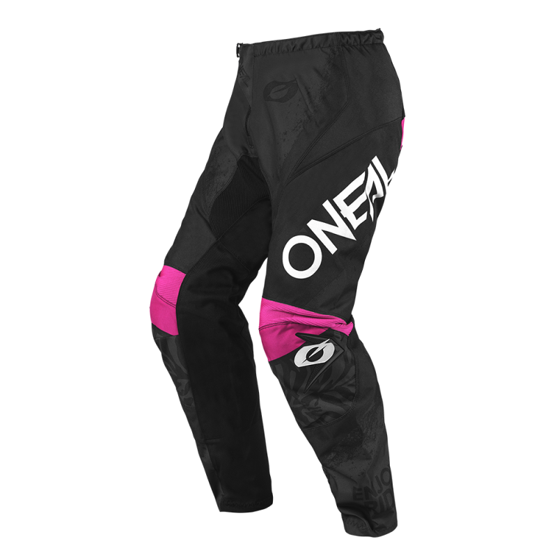 Pantalon Moto Cross Femme ELEMENT SHOCKER Noir / Rose